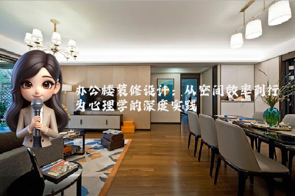办公楼装修设计：从空间效率到行为心理学的深度实践